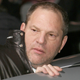 Harvey Weinstein, getting into a car at the London premiere of The Aviator